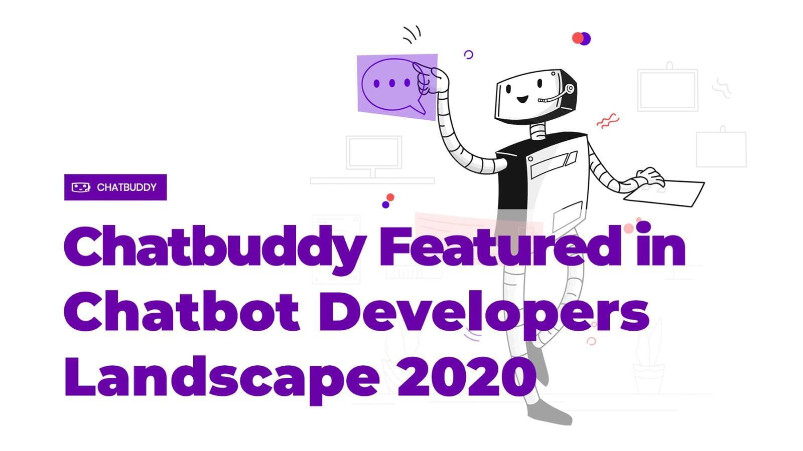 Chatbuddy Featured in Chatbot Developers Landscape 2020